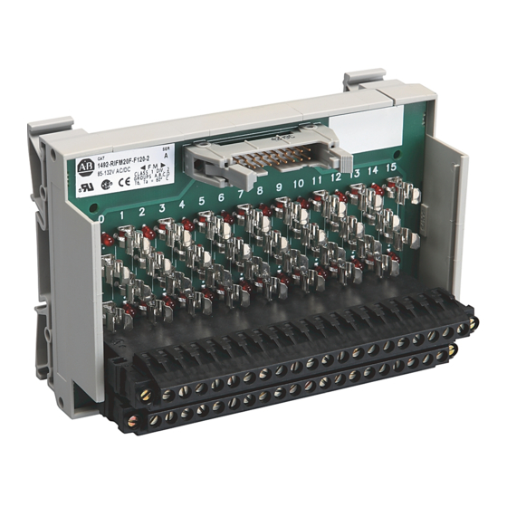 Rockwell Automation 1492-IFM20F-FS120-4 Manual Del Usuario