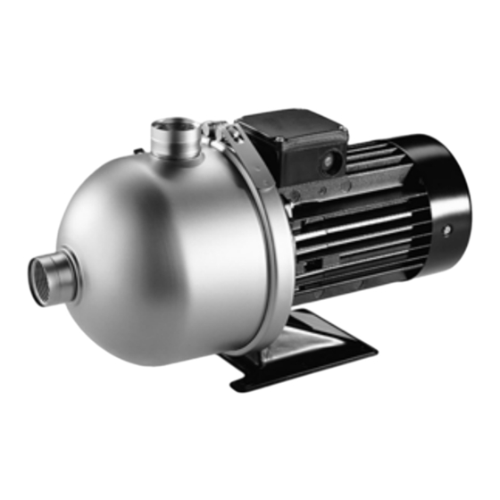 Grundfos CHI Serie Instrucciones De Instalación Y Funcionamiento