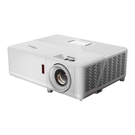 Optoma ZH507 Manual Del Usuario