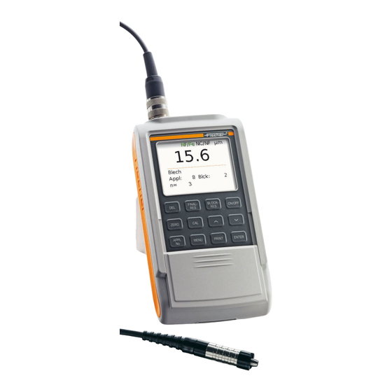 Fisher DUALSCOPE FMP40-Auto Instrucciones De Uso Abreviadas