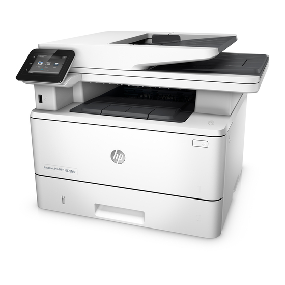 HP LaserJet Pro MFP M426 Guía De Inicio