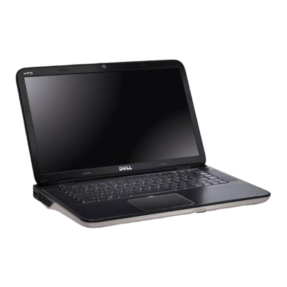 Dell XPS L502X Manual De Servicio