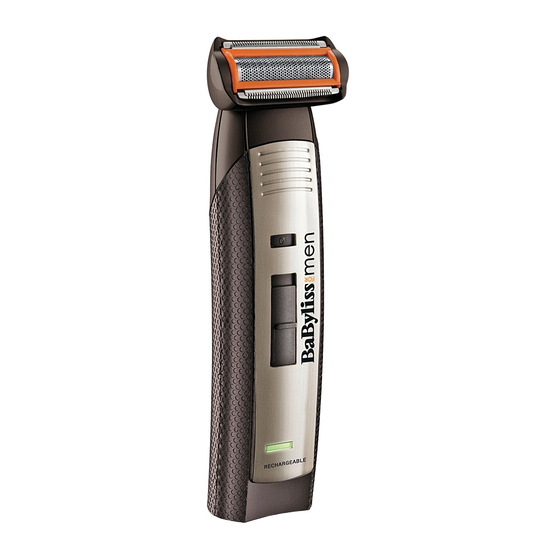 BaByliss for MEN E838XE Manuales