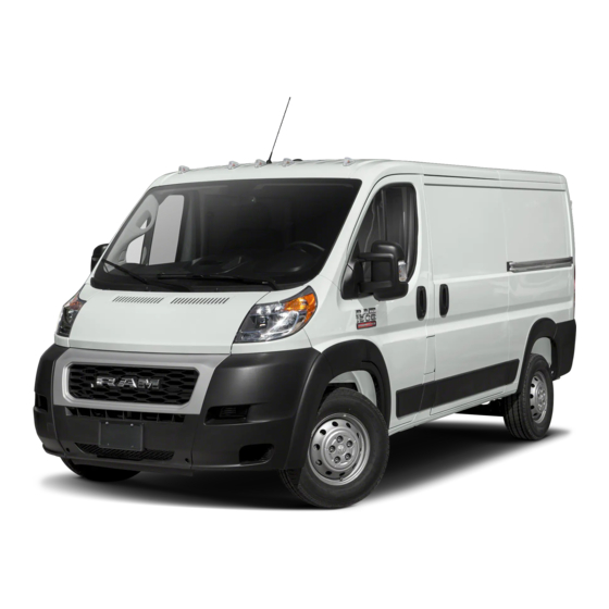 RAM PROMASTER 2021 Manual Del Propietário