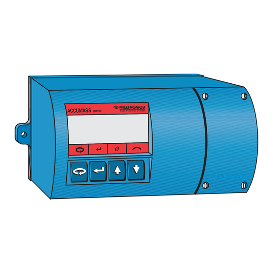 Milltronics ACCUMASS BW100 Manual Del Usuario
