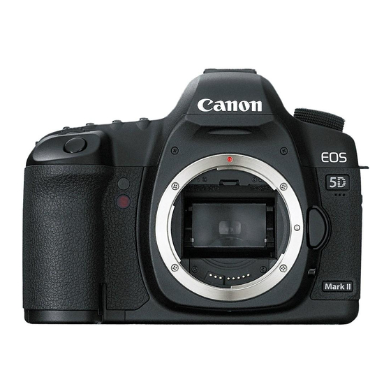 Canon EOS 5D Mark II Manual De Instrucciones