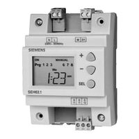 Siemens SEH62.1 Guia De Inicio Rapido