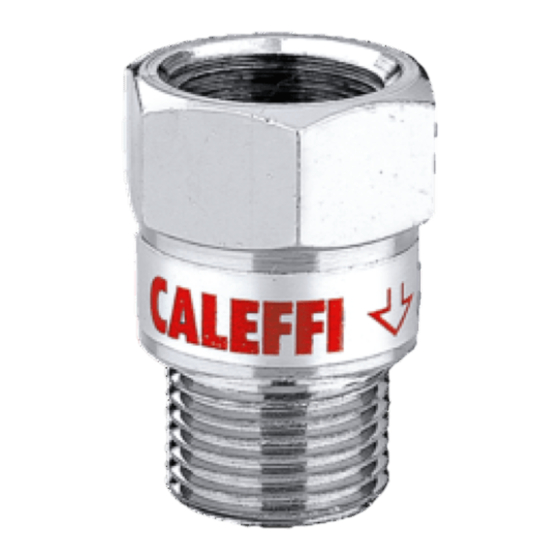 CALEFFI 534 Serie Manual De Instrucciones