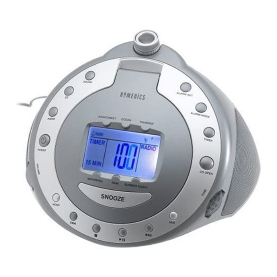 HoMedics Sound Spa Platinum SS-6000 Manuales