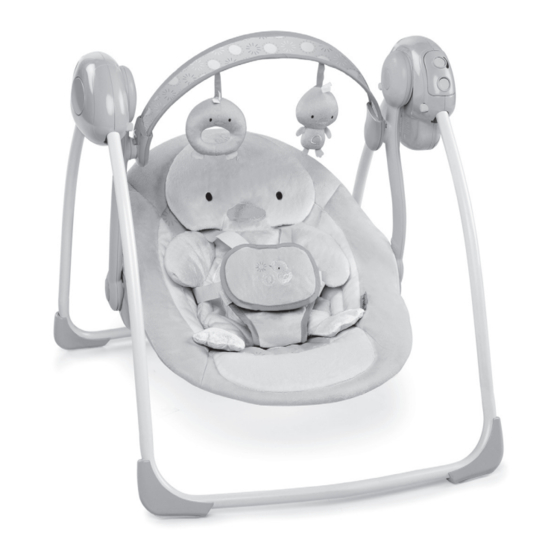 ingenuity Soothe 'n Delight Portable Swing Quacks & Cuddles Manual Del Usuario