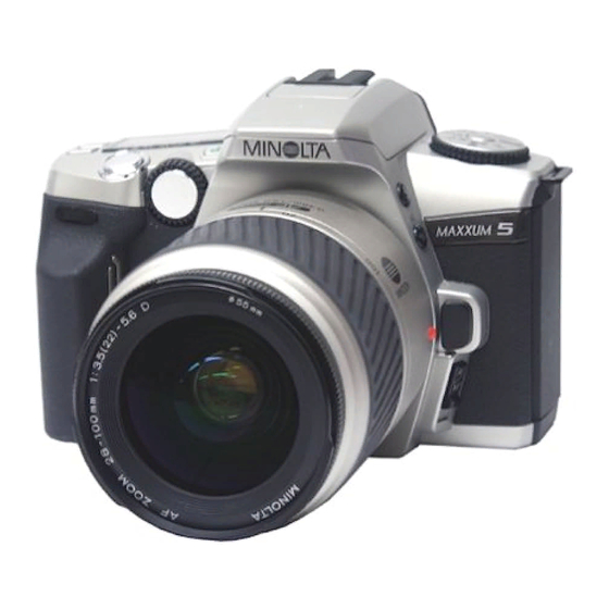 Minolta Dynax 5 Manual De Instrucciones