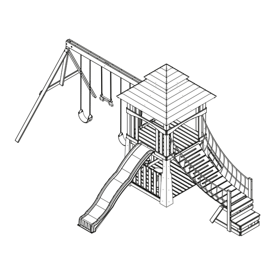 Playcore Swing-N-Slide PB 8276 Instrucciones De Ensamblaje