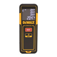 DeWalt DW065E Manual Del Usuario