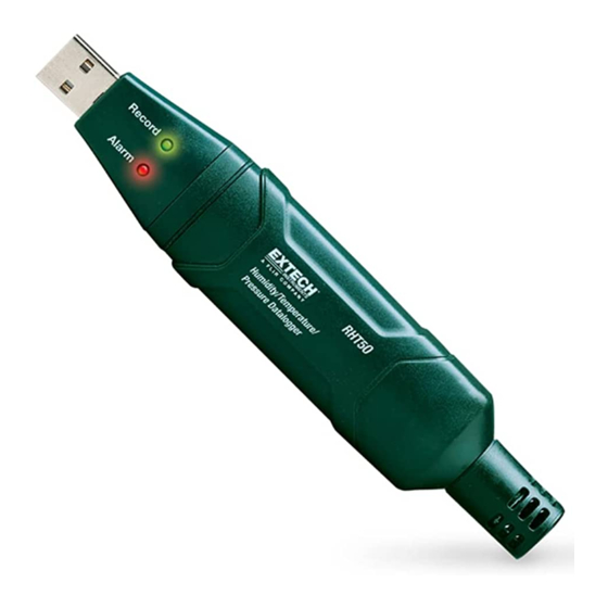 Extech Instruments RHT50 Manual Del Usuario