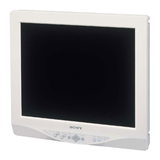 Sony LMD-182MD Instrucciones De Uso