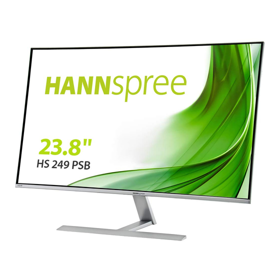 HANNspree HS249PSB Manual De Usuario