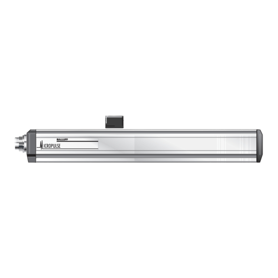 Balluff Micropulse BTL5-S1 Serie Instrucciones Breves