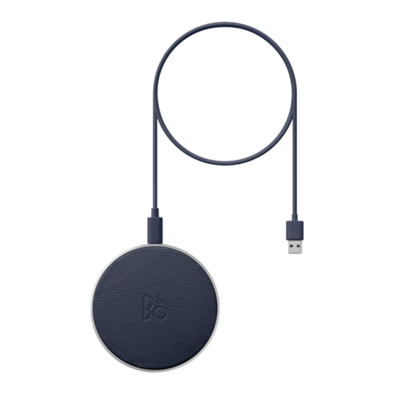 Bang & Olufsen Beoplay Charging Pad Guia Del Usuario