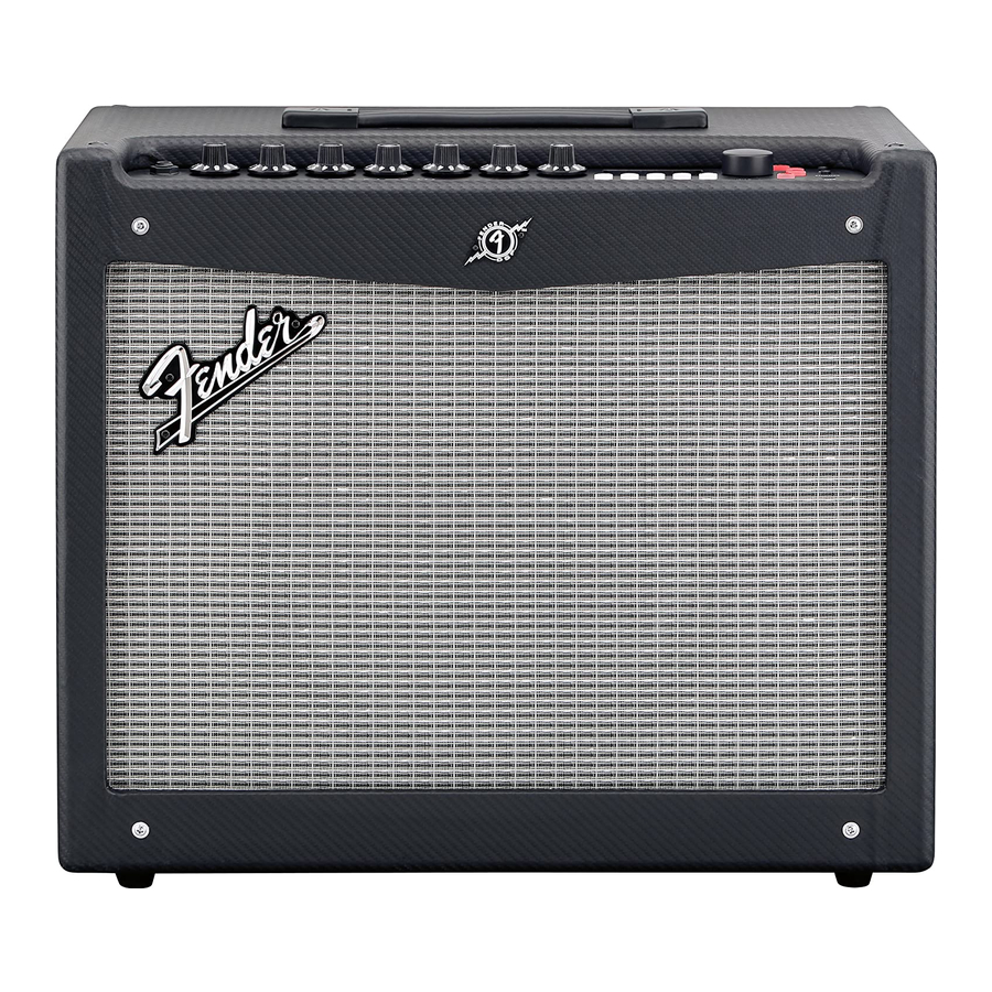Fender Mustang III Guia De Inicio Rapido