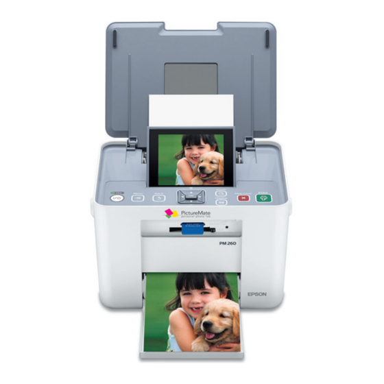 Epson PictureMate Dash PM 260 Manual Del Usuario