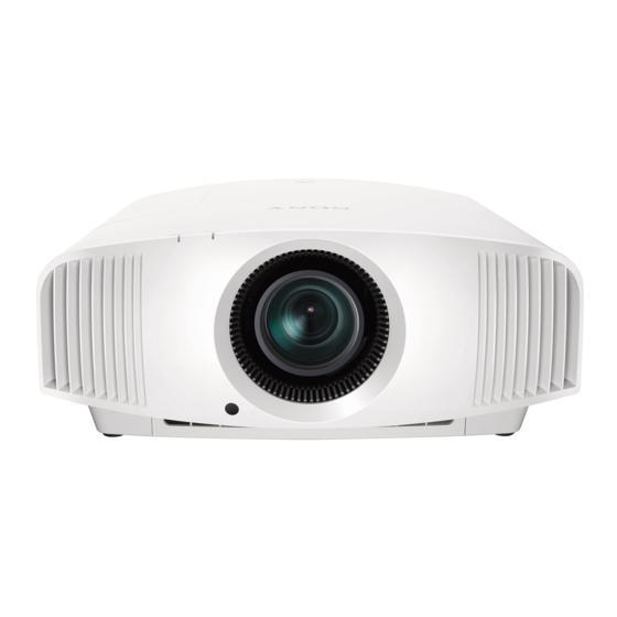 Sony VPL-VW570ES Manual De Instrucciones