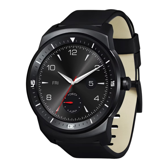 LG G Watch R W110 Guia Del Usuario