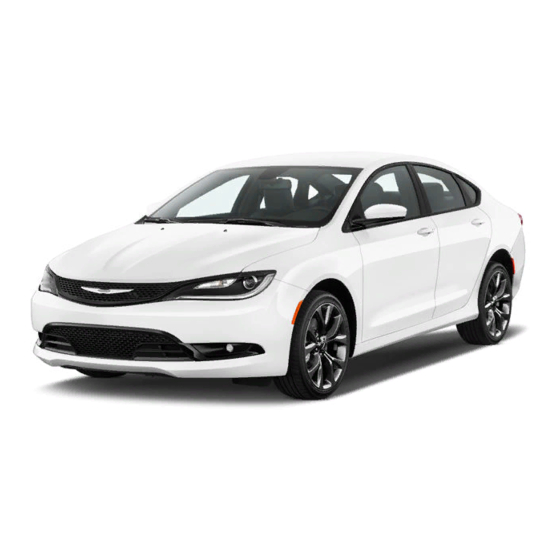 Chrysler 200 2015 Manuales