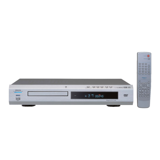 Denon DVD-770SD Manuales