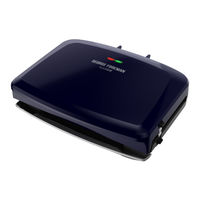 George Foreman RPGF3801BLX Serie Manual De Uso Y Cuidado