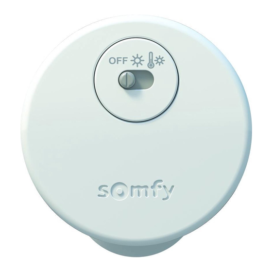SOMFY Sunis indoor WireFree RTS Manuales