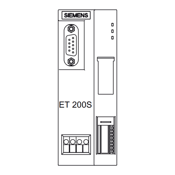 Siemens SIMATIC Manual De Producto