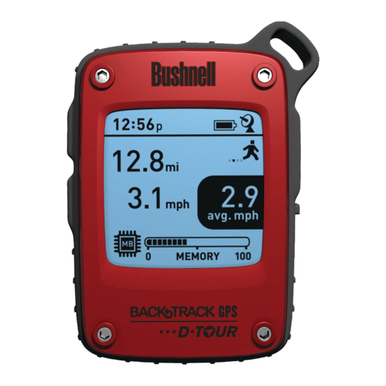 Bushnell BackTrack D-Tour Manuales