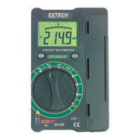 Extech Instruments 38109 Guia Del Usuario