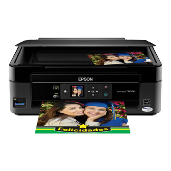 Epson Stylus TX430W Manuales