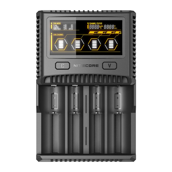 Nitecore Superb Charger SC4 Guia Del Usuario