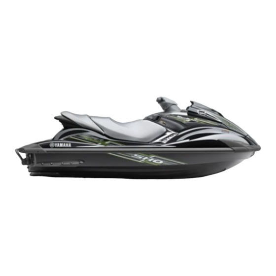 Yamaha WaveRunner FXSHO 2009 Manuales