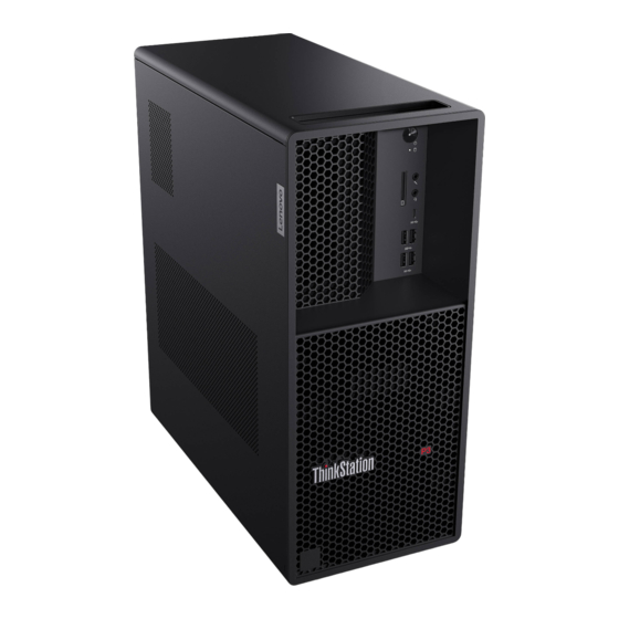 Lenovo ThinkStation P3 Tower Guia Del Usuario
