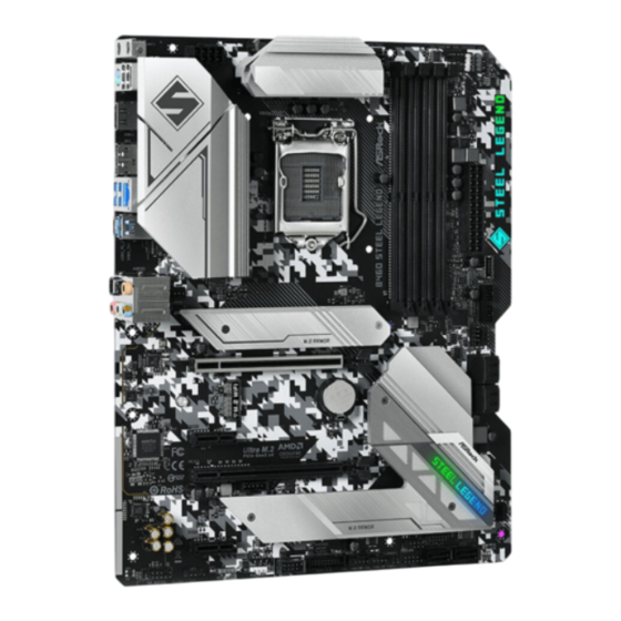 ASROCK B460 Steel Legend Manual Del Usuario