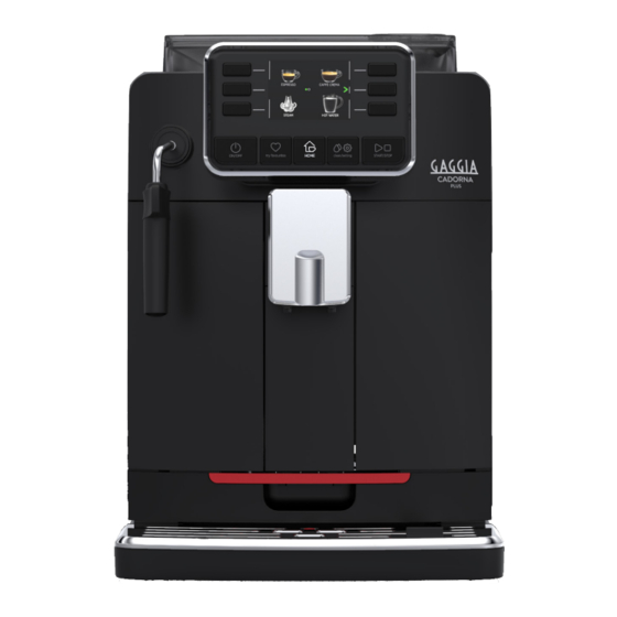 Gaggia CADORNA STYLE Instrucciones De Uso