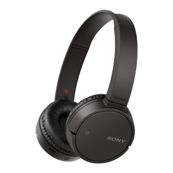 Sony WH-CH500 Guia De Ayuda