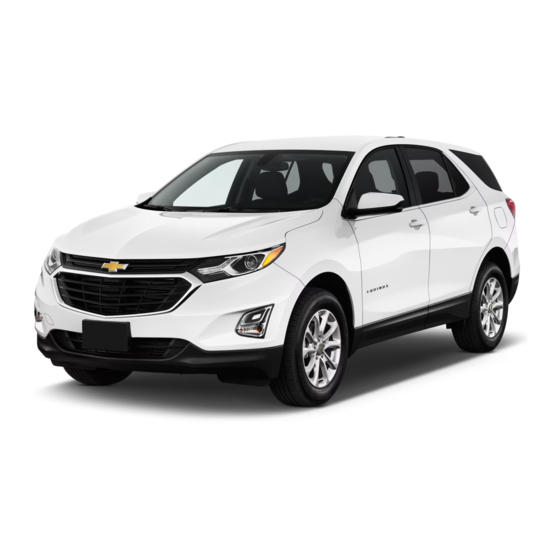 Chevrolet Equinox 2019 Manuales