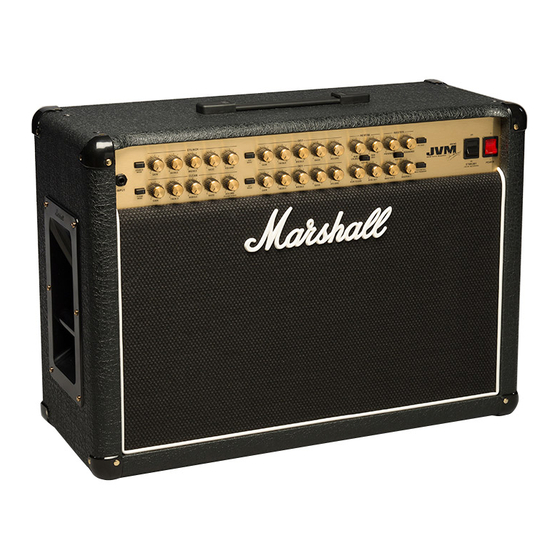 Marshall JVM410H Manual Del Propietário