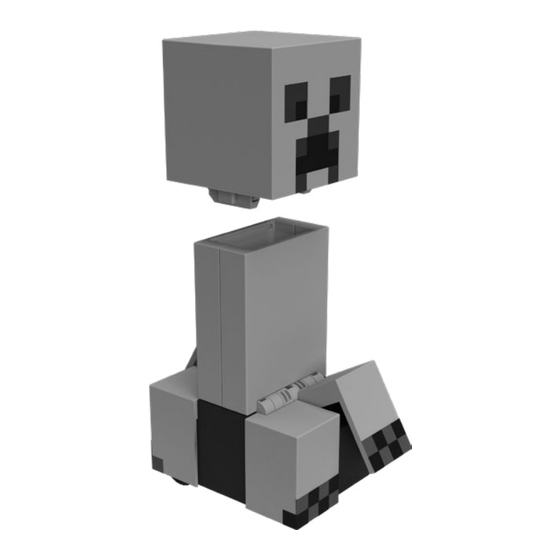 Mattel Mojang Minecraft Exploding RC Creeper Instrucciones