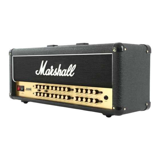 Marshall JVM410H Manual De Instrucciones
