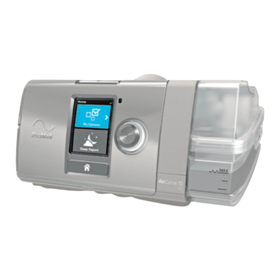ResMed AirCurve 10 VAUTO Guía De Uso Rápida