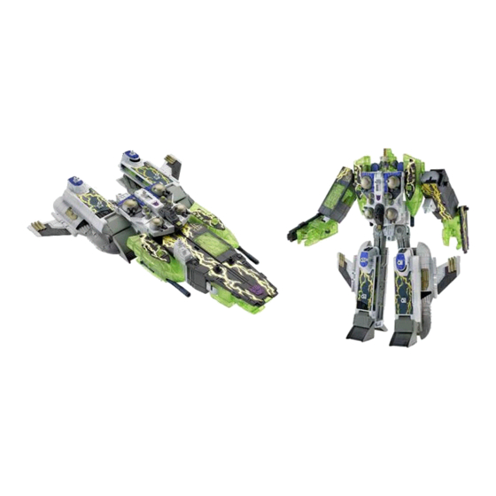 Hasbro TRANSFORMERS ENERGON TIDAL WAVE with RAMJET MINI-CON figure Manual De Instrucciones