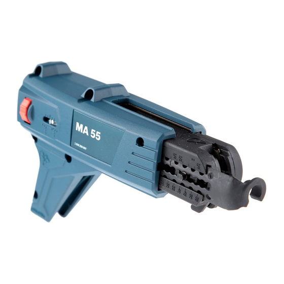Bosch MA 55 Professional Manual Original