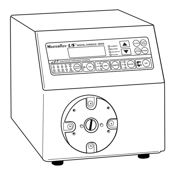 Masterflex L/S 07575-00 Manual De Funcionamiento