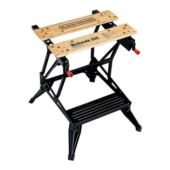 BLACK&DECKER Workmate 225 Manual De Instrucciones