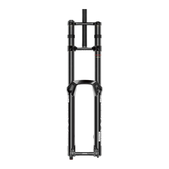 RockShox 2024+ BoXXer Manual De Mantenimiento